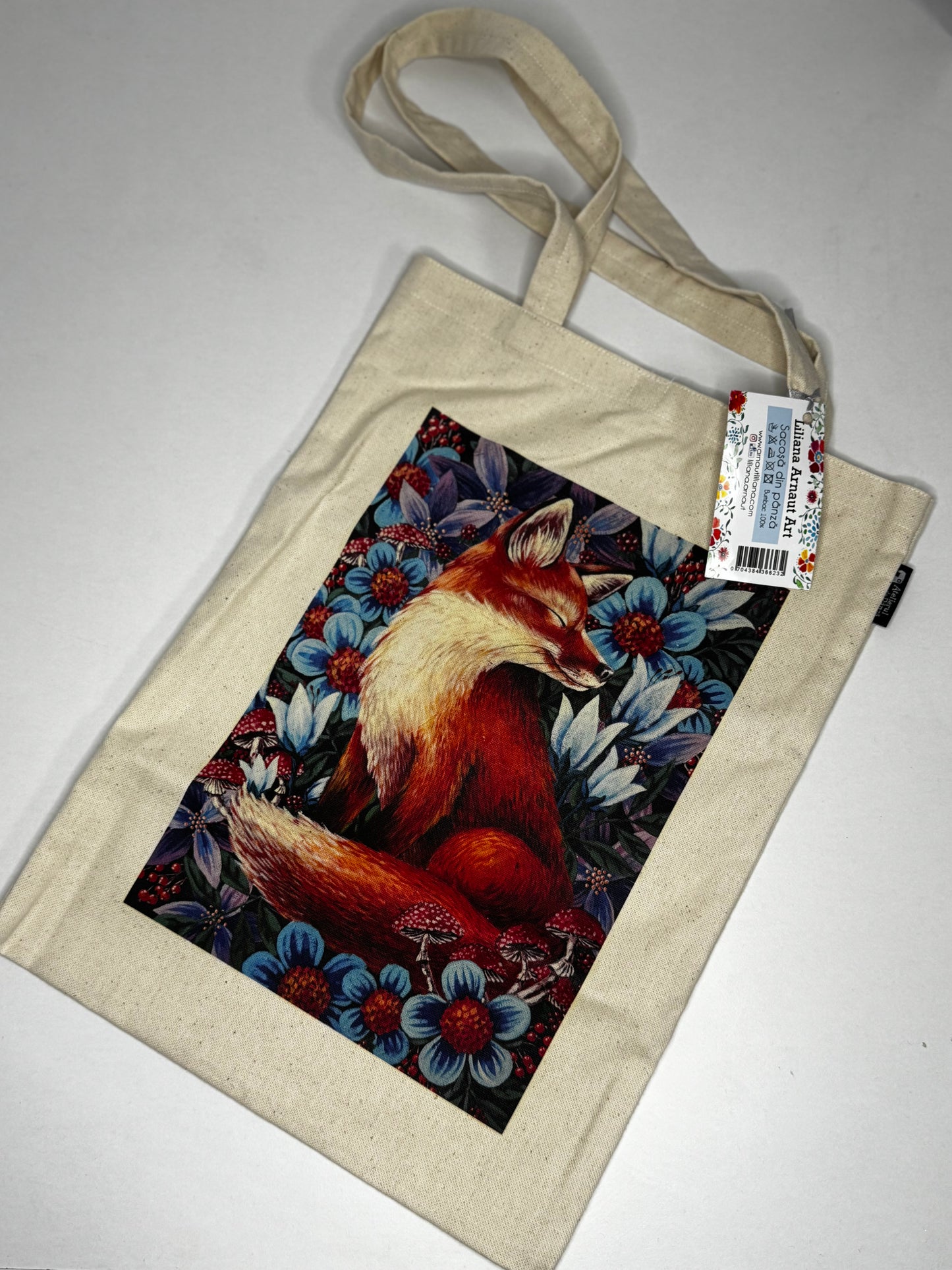 Traistă din bumbac Vulpe