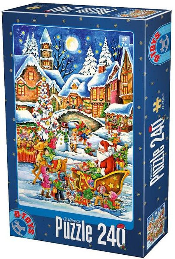 Puzzle Crăciun, 240 de piese, D-Toys