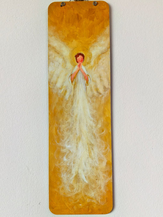 Obiect decorativ pictat manual - Îngerul care se roagă