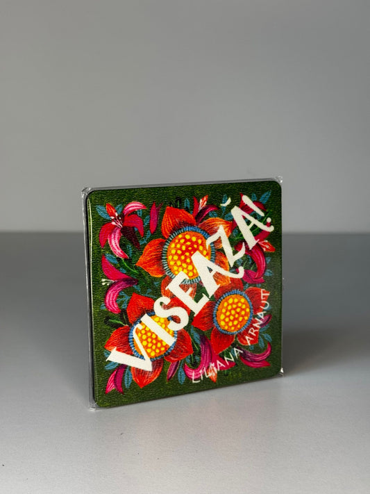 Suport de pahar cu mesaj: „Visează”