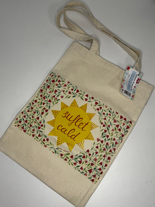 Traistă din bumbac „Suflet cald”