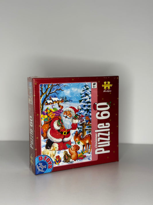 Puzzle Crăciun 60 piese D-Toys